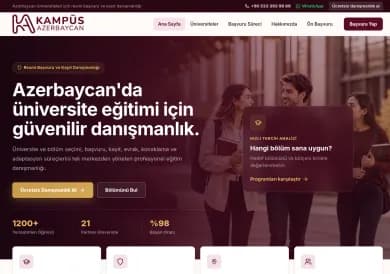 Kampüs Azerbaycan mobil ekran görüntüsü